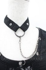 画像3: SEX POT ReVeNGe / クラッシュ&クロス半袖カットソー  黒Ｘ白 I-26-03-14-048-SP-TO-SA-ZI (3)