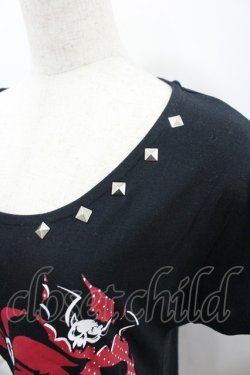 画像3: SEX POT ReVeNGe / キャラプリントロングTシャツ  黒Ｘ白Ｘ赤 I-26-03-14-049-SP-TO-SA-ZI