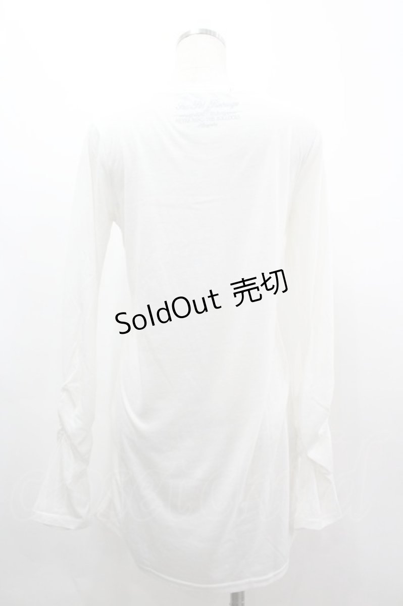 画像2: SEX POT ReVeNGe / つかみうさぎプリントカットソー S 黒Ｘカラフル I-26-03-14-050-SP-TO-SA-ZI (2)