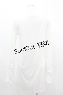 画像2: SEX POT ReVeNGe / つかみうさぎプリントカットソー S 黒Ｘカラフル I-26-03-14-050-SP-TO-SA-ZI