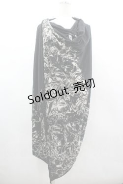 画像1: CIVARIZE / フード付きカーディガン 44 黒 I-26-03-14-051-GO-TO-TE-ZI