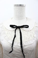 画像3: Fi.n.t / ヨークレース切替トップス F アイボリー I-26-03-14-005-CA-BL-TE-ZI (3)