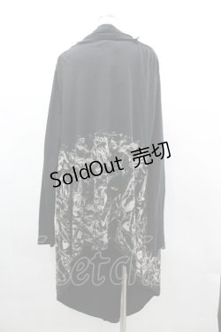 画像2: CIVARIZE / フード付きカーディガン 44 黒 I-26-03-14-051-GO-TO-TE-ZI