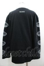 画像2: MALICIOUS.X / Sanpaku eyes long sleeve T-shirt  黒 I-26-03-14-052-PU-TO-TE-ZI (2)