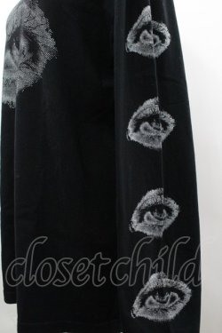 画像3: MALICIOUS.X / Sanpaku eyes long sleeve T-shirt  黒 I-26-03-14-052-PU-TO-TE-ZI