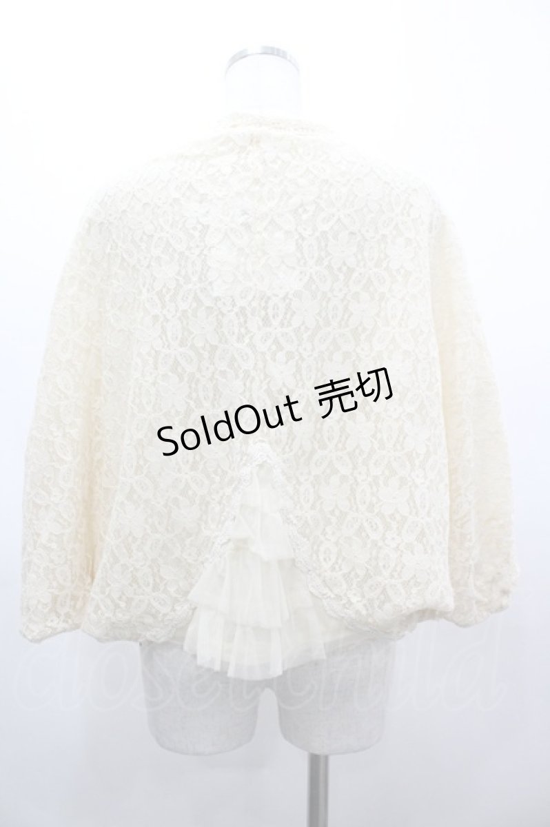 画像2: axes femme / レースドルマントップス M キナリ I-26-03-14-006-AX-TO-TE-ZI (2)