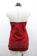 画像2: Qutie Frash / クロスキャミ  赤Ｘ黒 I-26-03-14-058-QU-TS-SA-ZI (2)