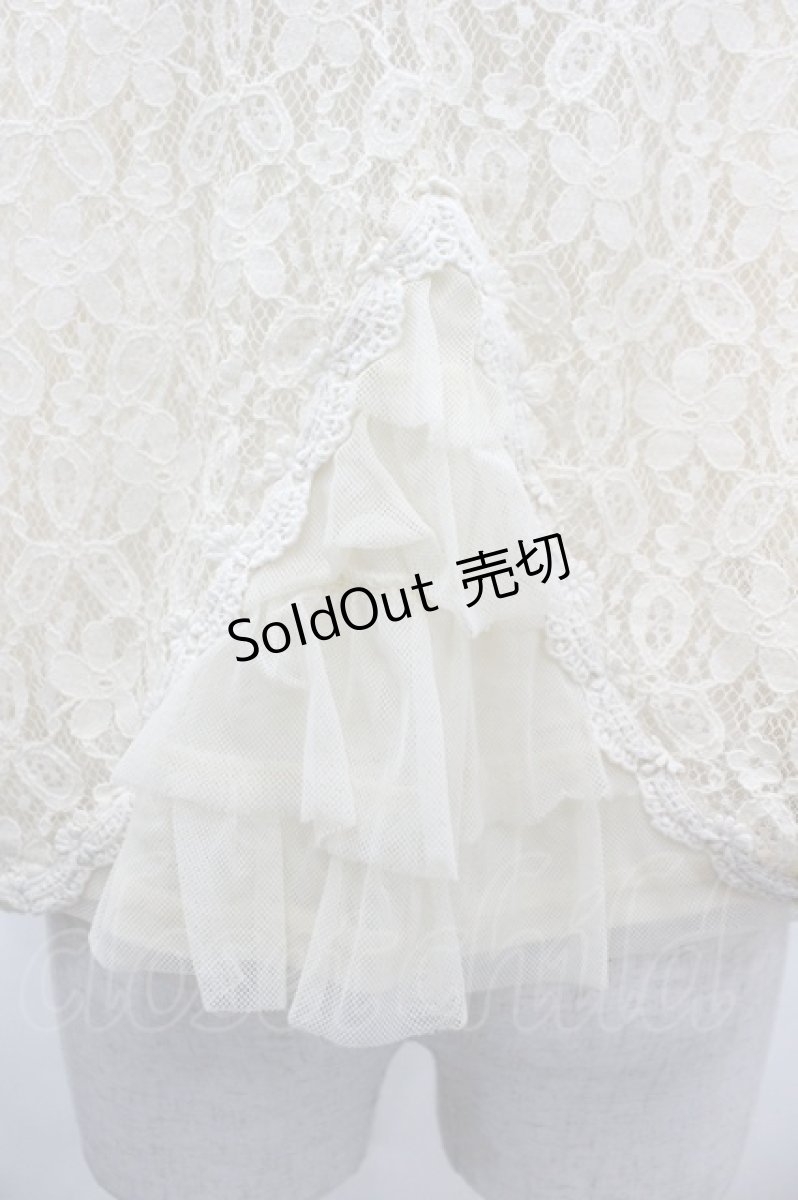 画像3: axes femme / レースドルマントップス M キナリ I-26-03-14-006-AX-TO-TE-ZI (3)