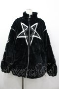 PINKSPINK / Detachable Sleeve Pentagram Embroidered Jacket  黒 I-26-03-14-062-PU-JA-TE-ZI