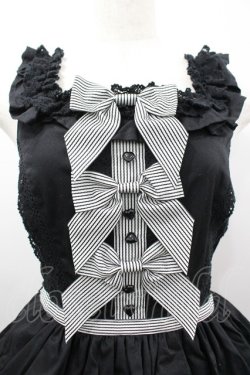 画像3: BABY,THE STARS SHINE BRIGHT / セシリアジャンパースカート  黒 I-26-03-14-067-BA-OP-TE-ZI