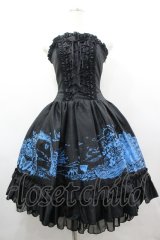 ATELIER PIERROT / エデンコルセットワンピース  黒×ブルー I-26-03-14-068-EL-OP-TE-ZI