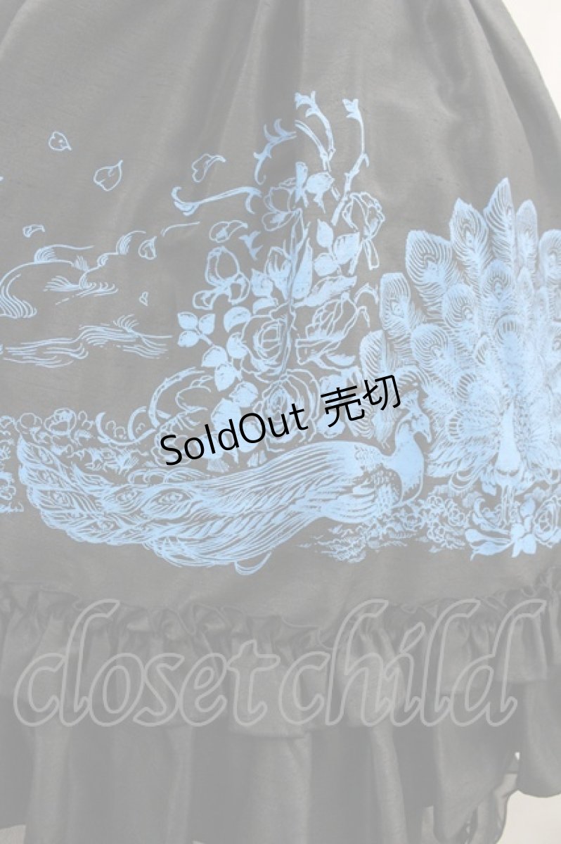 画像3: ATELIER PIERROT / エデンコルセットワンピース  黒×ブルー I-26-03-14-068-EL-OP-TE-ZI (3)