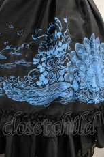 画像3: ATELIER PIERROT / エデンコルセットワンピース  黒×ブルー I-26-03-14-068-EL-OP-TE-ZI (3)