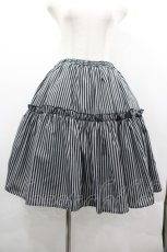 画像3: ATELIER PIERROT / ストライプベスト＆スカート  グレー×黒 I-26-03-14-069-EL-SK-TE-ZI (3)