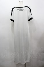 画像4: SEX POT ReVeNGe / バニーptダメージTシャツワンピース  白×黒×イエロー I-26-03-14-071-SP-OP-TE-ZI (4)