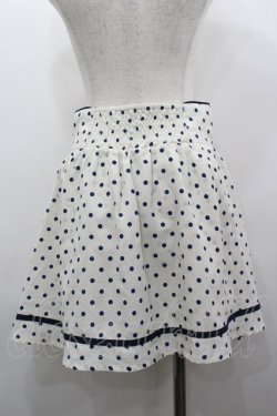 画像2: F i.n.t / ドットミニスカパン F アイボリー×ネイビー I-26-03-14-072-CA-PA-TE-ZI