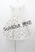metamorphose / スワンレースフリルミニスカート  アイボリー I-26-03-14-073-ME-SK-TE-ZI