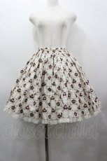 画像1: metamorphose / スワンレースフリルミニスカート  アイボリー I-26-03-14-073-ME-SK-TE-ZI (1)