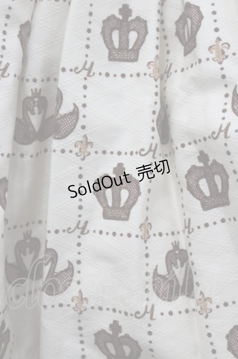 画像2: metamorphose / スワンレースフリルミニスカート  アイボリー I-26-03-14-073-ME-SK-TE-ZI (2)