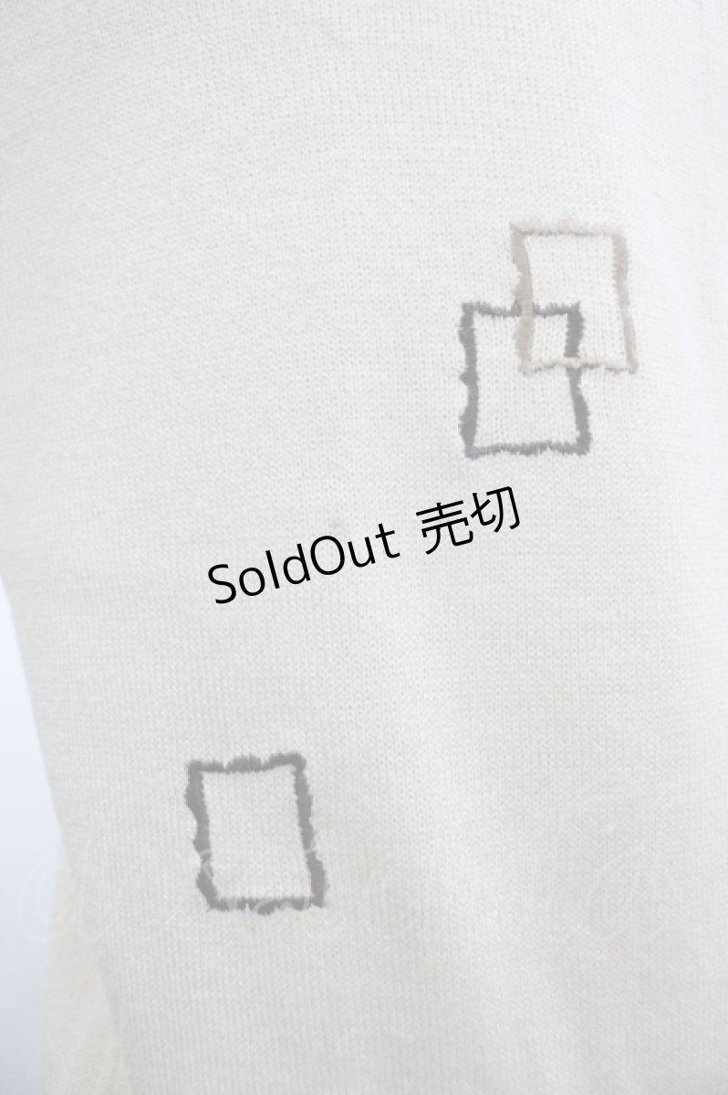 画像3: axes femme / 額縁刺繍カーディガン M アイボリー I-26-03-14-007-AX-TO-TE-ZI (3)