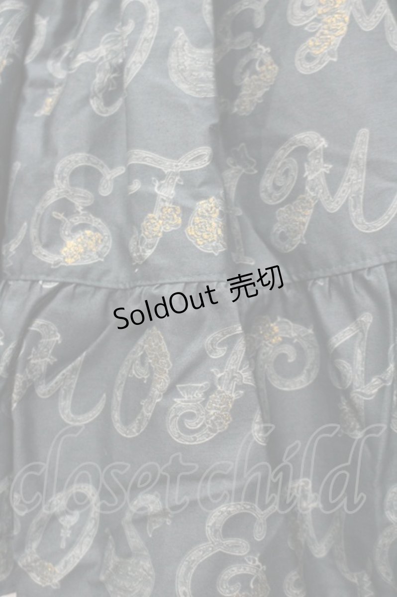 画像3: metamorphose / Romantic alphabetフリルスカート  グリーン I-26-03-14-074-ME-SK-TE-ZI (3)