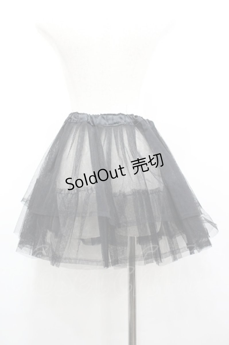 画像3: ATELIER PIERROT //ハードチュールパニエ  黒 I-26-03-14-079-EL-SK-TE-ZI (3)