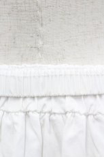 画像2: PUTUMAYO / ダブルボタン裾ラインスカート  白 I-26-03-14-082-PT-SK-TE-ZI (2)