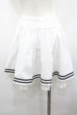 画像3: PUTUMAYO / ダブルボタン裾ラインスカート  白 I-26-03-14-082-PT-SK-TE-ZI (3)