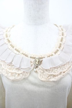 画像3: axes femme / 襟モチーフ付きプルオーバー M 生成り I-26-03-14-008-AX-TO-TE-ZI