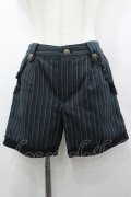 axes femme / ストライプショートパンツ M グリーン I-26-03-14-090-AX-PA-TE-ZI