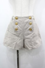 画像1: Fi.n.t / フロントマリンボタンショートパンツ  ベージュ I-26-03-14-093-CA-PA-SA-ZI (1)