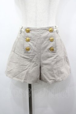画像1: Fi.n.t / フロントマリンボタンショートパンツ  ベージュ I-26-03-14-093-CA-PA-SA-ZI