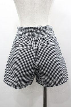 画像3: Fi.n.t / フリルポケットギンガムチェックショートパンツ F 黒×白 I-26-03-14-094-CA-SK-TE-ZI