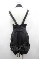 画像3: ALGONQUINS / サスペンダーバルーンパンツ F 黒 I-26-03-14-095-AL-PA-TE-ZI (3)