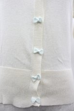 画像3: Fi.n.t / リボンボタンカーディガン  アイボリー I-26-03-14-009-CA-TO-TE-ZI (3)
