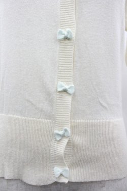 画像3: Fi.n.t / リボンボタンカーディガン  アイボリー I-26-03-14-009-CA-TO-TE-ZI