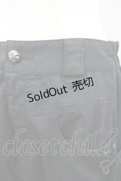 画像2: ALGONQUINS / サイド編上げサルエルパンツ F 黒 I-26-03-14-097-AL-PA-TE-ZI