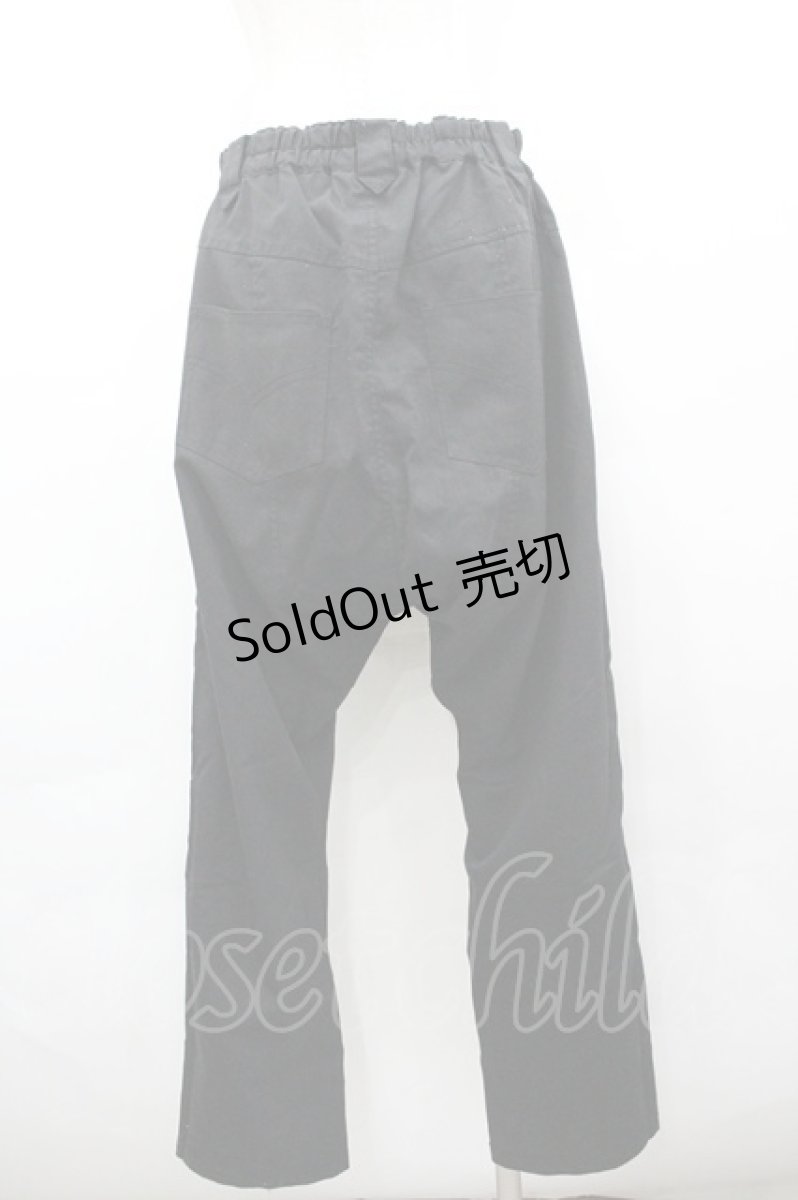 画像3: ALGONQUINS / サイド編上げサルエルパンツ F 黒 I-26-03-14-097-AL-PA-TE-ZI (3)