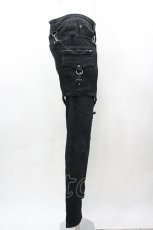 画像2: KILL STAR / フラップデニムパンツ S 黒 I-26-03-14-098-SL-OP-TE-ZI (2)