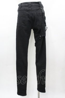 画像3: KILL STAR / フラップデニムパンツ S 黒 I-26-03-14-098-SL-OP-TE-ZI