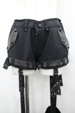 画像2: Qutie Frash / ブーツカバー付きショートパンツ  黒 I-26-03-14-099-QU-PA-SA-ZI (2)