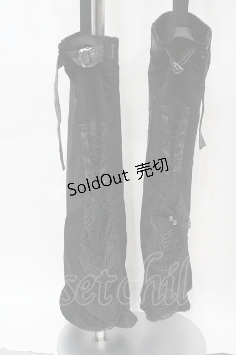 画像3: Qutie Frash / ブーツカバー付きショートパンツ  黒 I-26-03-14-099-QU-PA-SA-ZI (3)