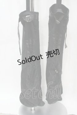 画像3: Qutie Frash / ブーツカバー付きショートパンツ  黒 I-26-03-14-099-QU-PA-SA-ZI