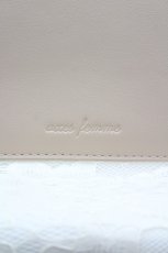 画像2: axes femme / A4レーススクエアトート  アイボリー I-26-03-14-103-AX-BG-HR-ZTK032 (2)