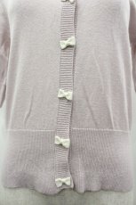 画像3: Fi.n.t / リボンボタンカーディガン  ラベンダー I-26-03-14-010-CA-TO-TE-ZI (3)