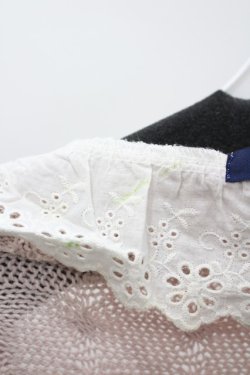 画像2: an another angelus / レースニットストール  ピンクＸ白 I-26-03-14-105-CA-TO-SA-ZI