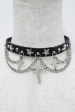 画像1: GOTHPUNKその他 / チョーカー  黒 I-26-03-14-107-GO-AC-TE-ZI (1)