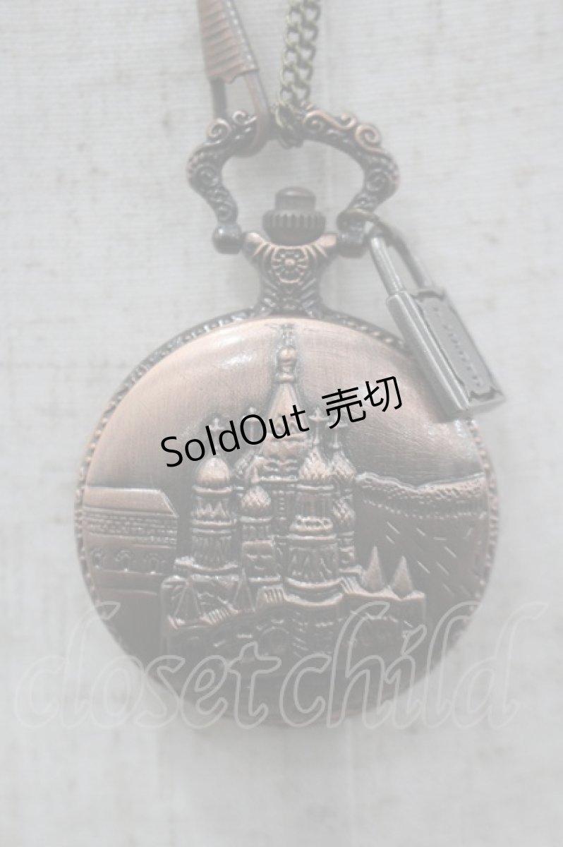 画像1: h.NAOTO / 懐中時計ペンダント  ブロンズ I-26-03-14-108-HN-ZA-TE-ZI (1)