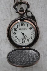 画像2: h.NAOTO / 懐中時計ペンダント  ブロンズ I-26-03-14-108-HN-ZA-TE-ZI (2)