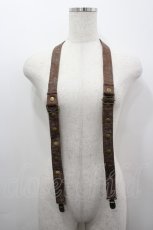 画像1: STEAM / サスペンダー  ブラウン I-26-03-14-110-HN-ZA-TE-ZI (1)